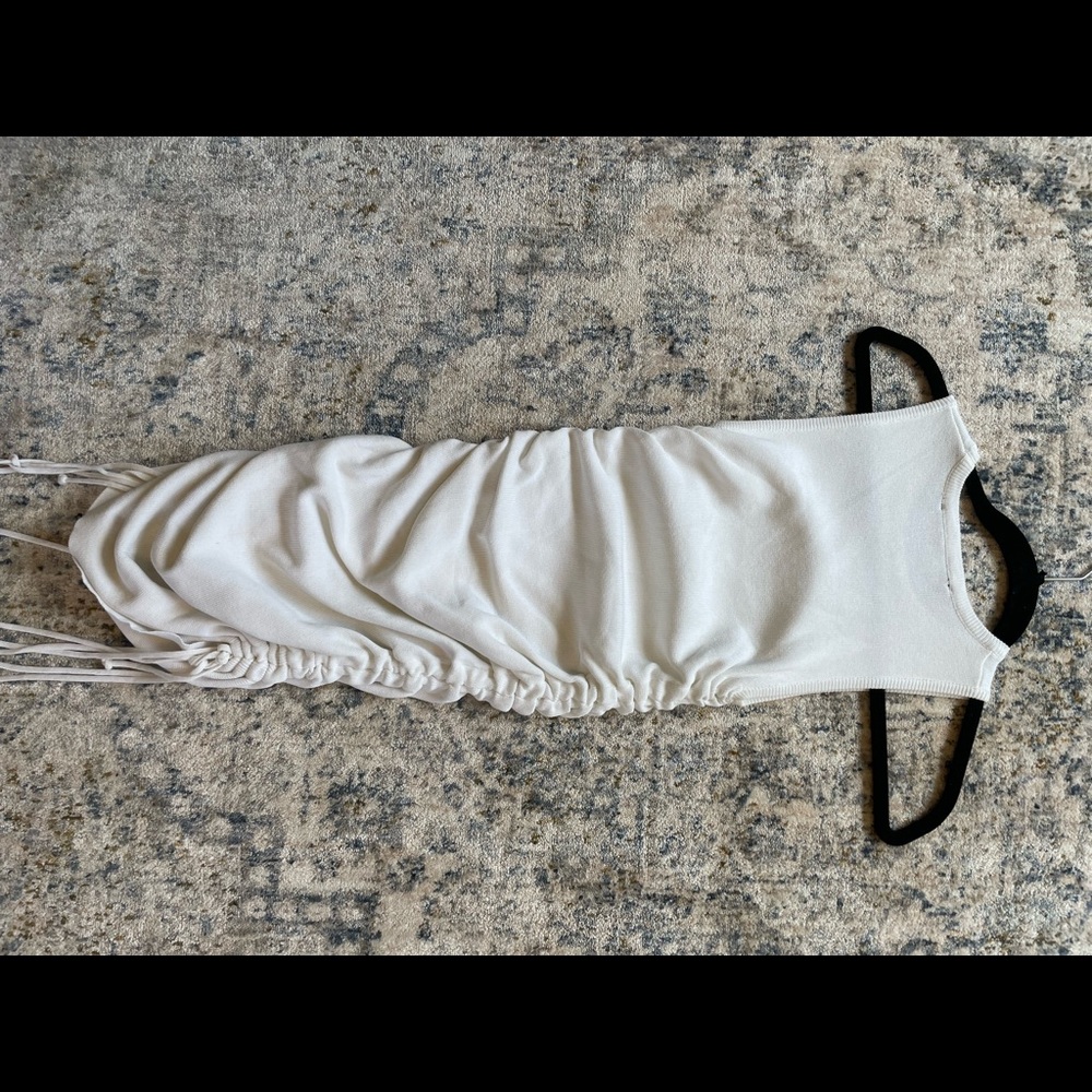WHITE LIONESS PRINCESS POLLY SCRUNCH DRESS